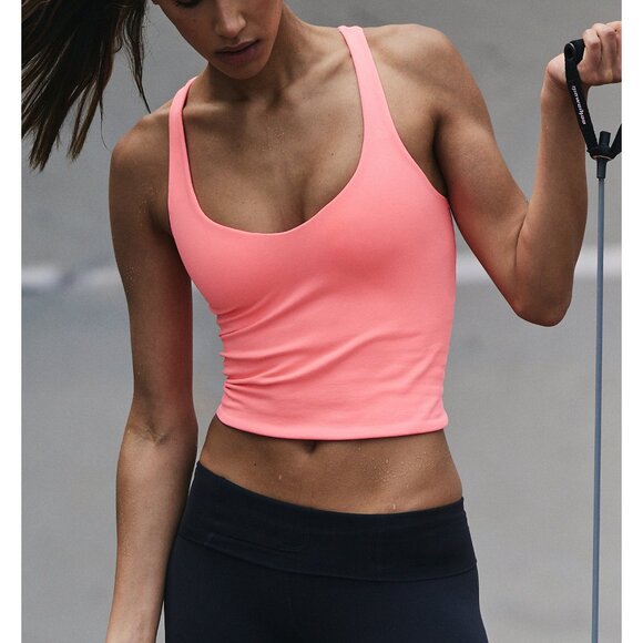 🆕 FP MOVEMENT Good Karma Sculpt Tank / Just Peachy - Picture 2 of 10